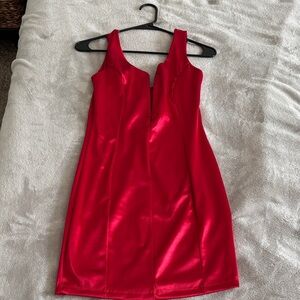 Fashion Nova Vibrant Red Mini Dress